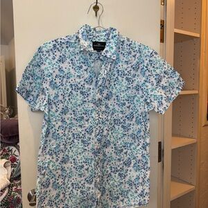 Rodd & Gunn Blue and White Floral Casual Shirt